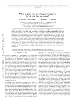 When is gray-box modeling advantageous for virtual flow metering?