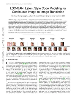 LSC-GAN: Latent Style Code Modeling for Continuous Image-to-image
  Translation