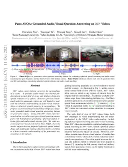 Pano-AVQA: Grounded Audio-Visual Question Answering on 360$^\circ$
  Videos