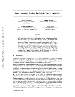 Understanding Pooling in Graph Neural Networks