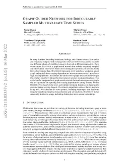 Graph-Guided Network for Irregularly Sampled Multivariate Time Series