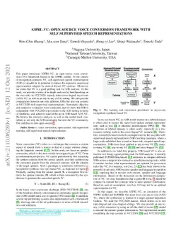 S3PRL-VC: Open-source Voice Conversion Framework with Self-supervised
  Speech Representations