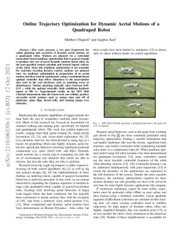 Online Trajectory Optimization for Dynamic Aerial Motions of a Quadruped
  Robot