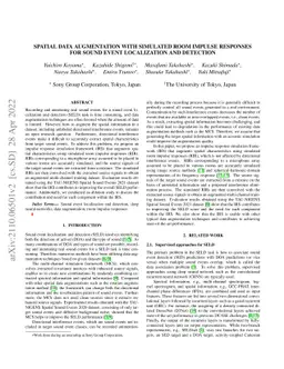 Spatial Data Augmentation with Simulated Room Impulse Responses for
  Sound Event Localization and Detection