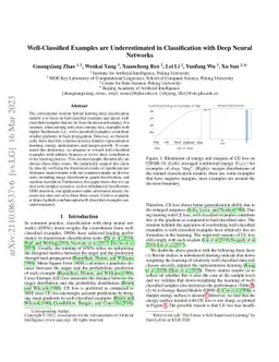 Well-classified Examples are Underestimated in Classification with Deep
  Neural Networks