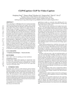 CLIP4Caption: CLIP for Video Caption