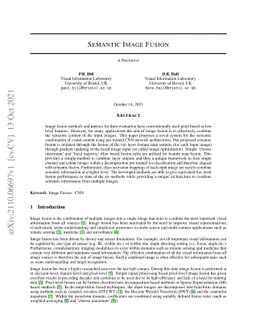 Semantic Image Fusion