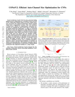 CONetV2: Efficient Auto-Channel Size Optimization for CNNs