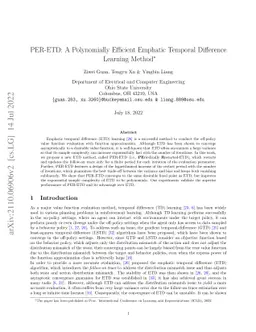 PER-ETD: A Polynomially Efficient Emphatic Temporal Difference Learning
  Method
