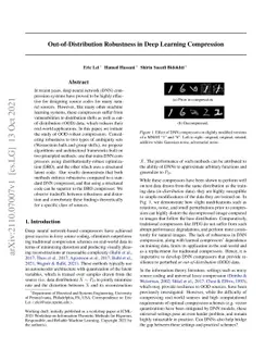 Out-of-Distribution Robustness in Deep Learning Compression