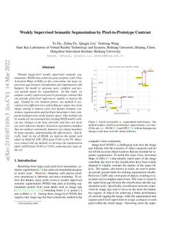 Weakly Supervised Semantic Segmentation by Pixel-to-Prototype Contrast