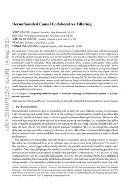 Deconfounded Causal Collaborative Filtering