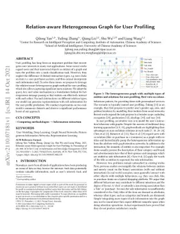 Relation-aware Heterogeneous Graph for User Profiling