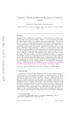 FocusNet: Classifying Better by Focusing on Confusing Classes