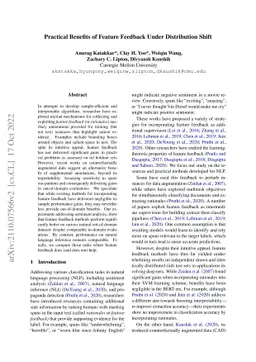 Practical Benefits of Feature Feedback Under Distribution Shift