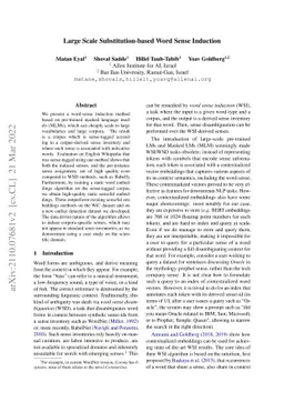 Large Scale Substitution-based Word Sense Induction