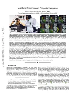 Multifocal Stereoscopic Projection Mapping