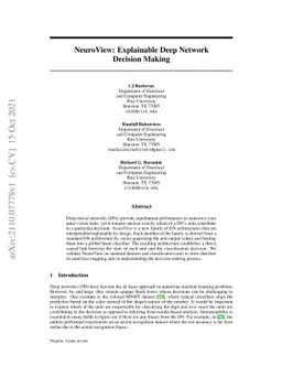 NeuroView: Explainable Deep Network Decision Making
