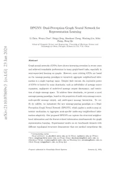 DPGNN: Dual-Perception Graph Neural Network for Representation Learning
