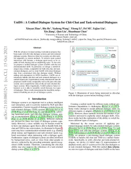 UniDS: A Unified Dialogue System for Chit-Chat and Task-oriented
  Dialogues