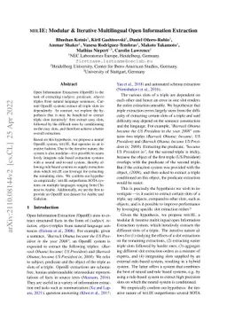 milIE: Modular & Iterative Multilingual Open Information Extraction