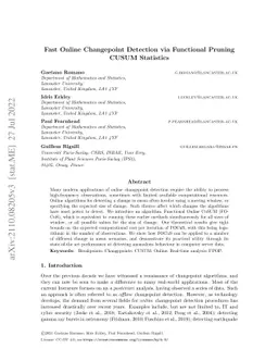 Fast Online Changepoint Detection via Functional Pruning CUSUM
  statistics