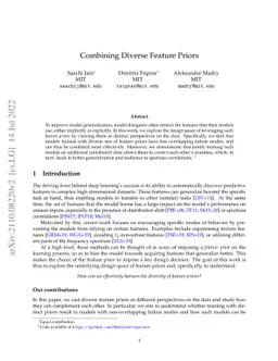 Combining Diverse Feature Priors
