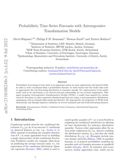 Probabilistic Time Series Forecasts with Autoregressive Transformation
  Models