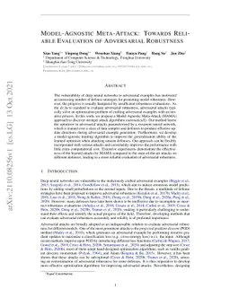Model-Agnostic Meta-Attack: Towards Reliable Evaluation of Adversarial
  Robustness