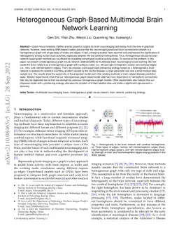 Heterogeneous Graph-Based Multimodal Brain Network Learning