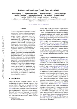 PAGnol: An Extra-Large French Generative Model