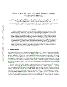 DPNAS: Neural Architecture Search for Deep Learning with Differential
  Privacy