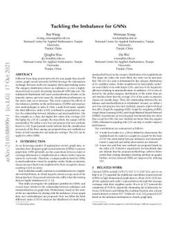 Tackling the Imbalance for GNNs
