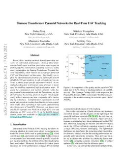 Siamese Transformer Pyramid Networks for Real-Time UAV Tracking