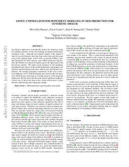 LDNet: Unified Listener Dependent Modeling in MOS Prediction for
  Synthetic Speech