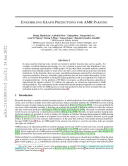 Ensembling Graph Predictions for AMR Parsing