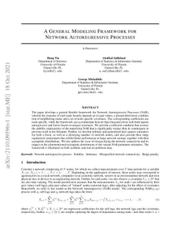 A General Modeling Framework for Network Autoregressive Processes