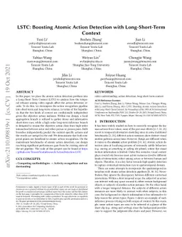 LSTC: Boosting Atomic Action Detection with Long-Short-Term Context