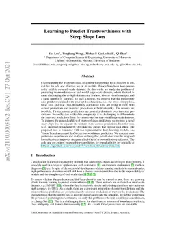 Learning to Predict Trustworthiness with Steep Slope Loss