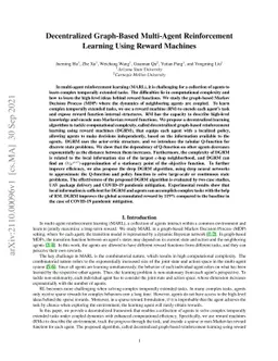 Decentralized Graph-Based Multi-Agent Reinforcement Learning Using
  Reward Machines