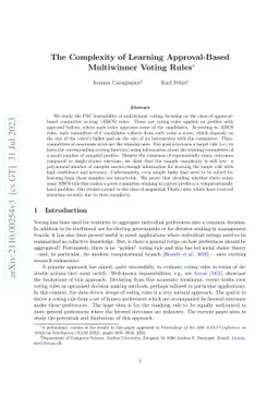 The Complexity of Learning Approval-Based Multiwinner Voting Rules