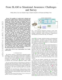 From SLAM to Situational Awareness: Challenges and Survey