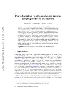 Delayed rejection Hamiltonian Monte Carlo for sampling multiscale
  distributions