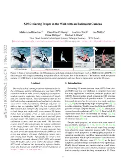 SPEC: Seeing People in the Wild with an Estimated Camera