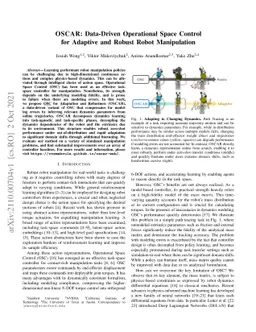 OSCAR: Data-Driven Operational Space Control for Adaptive and Robust
  Robot Manipulation