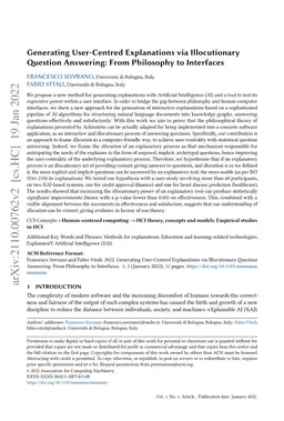 Generating User-Centred Explanations via Illocutionary Question
  Answering: From Philosophy to Interfaces