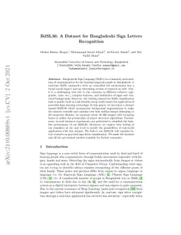 BdSL36: A Dataset for Bangladeshi Sign Letters Recognition