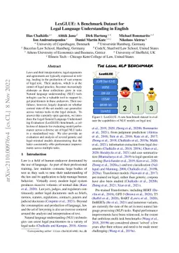 LexGLUE: A Benchmark Dataset for Legal Language Understanding in English