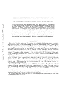 Deep Learning for Principal-Agent Mean Field Games