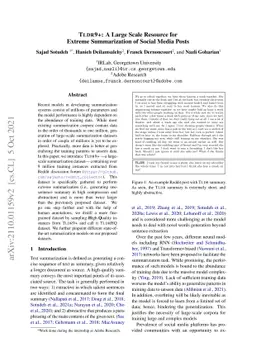 TLDR9+: A Large Scale Resource for Extreme Summarization of Social Media
  Posts